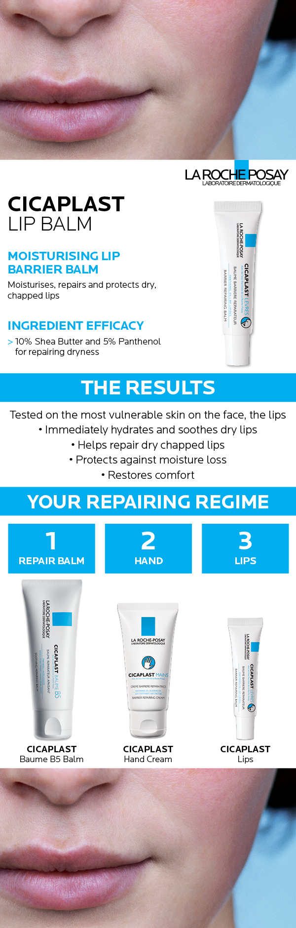 La roche posay 2024 cicaplast lips